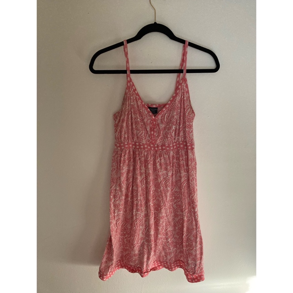 Pink paisley dress